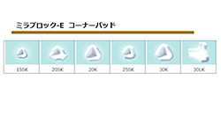 ミラブロック-Eコーナーパッド